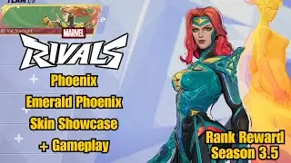 Phoenix | Emerald Phoenix Competitive Reward Skin Showcase | Marvel Rivals | Season 3.5 Gameplay