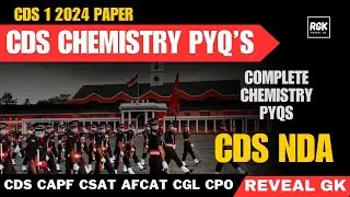 CDS 1 2024 Chemistry Questions | For CDS 2 2024 | CDS | NDA | CAPF