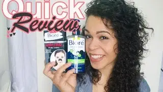 Bior&eacute; Deep Pore Charcoal Cleanser and Charcoal Pore Strips Quick Review