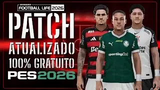 PATCH PES 2021 ATUALIZADO 100% GRATUITO COM BRASILEIR&Atilde;O A&B |  FOOTBALL LIFE 26 v1.3
