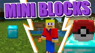 How To Get Mini Blocks in MCPE 1.17! - Minecraft Bedrock Edition! ( Get small blocks )