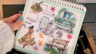 ASMR Easy Journal ideas with me | Relaxing Scrapbook ✨