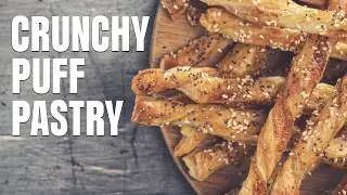 Crunchy Puff Pastry Sticks with Sesame & Chia Seeds &ndash; The Perfect Snack!