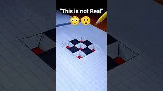 This is just a drawing but looks like real on paper