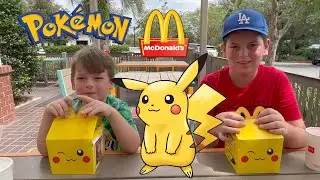 New POKEMON Kids Meals with Pokemon Packs Unboxing & Review