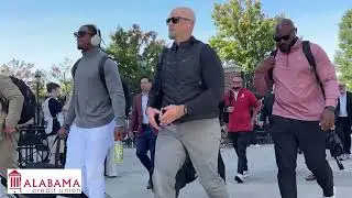 Alabama arrives at Williams-Brice Stadium to face South Carolina