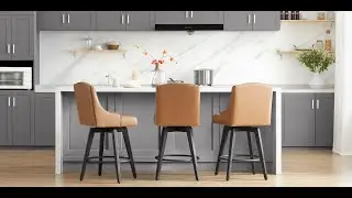 Chita Harper 360 degrees Swivel Counter Stool