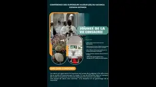 JOURNEE DE LA VIE CONSACREE, MESSE PRESIDEE PAR MGR FULGENCE MUTEBA A LA PAROISSE SAINT MARC