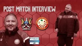 Clifford Adams Post Match Interview | Ards | 19/03/24