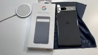 Official Google Pixel 7a Silicone Case Charcoal Review