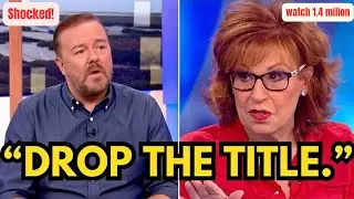 Ricky Gervais SHUTS DOWN Joy Behar In Explosive Cl
