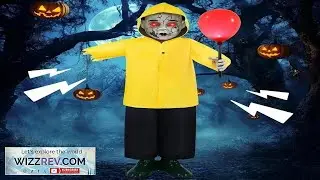 Halloween Animatronics Decorations 4FT Outdoor Scary Life Size Boy Animated Prop