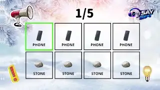 Say the Word on Beat | Chair Bear Clock Sock Phone Stone Ball Wall