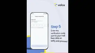 How to change transaction pin Velox App V2 #moneytransferapp
