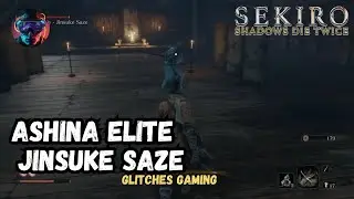 Sekiro Mini Boss Fight - Ashina Elite - Jinsuke Saze - Glitches Gaming