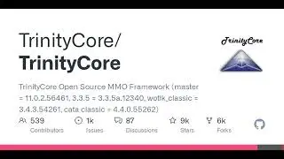 GitHub - TrinityCore/TrinityCore: TrinityCore Open Source MMO Framework (master = 11.0.2.56461, 3...