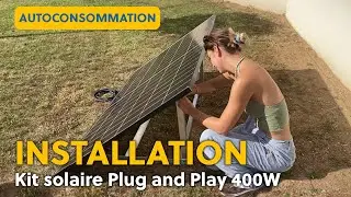 Installation du kit panneau solaire Plug and Play pour l'autoconsommation Solaris Go