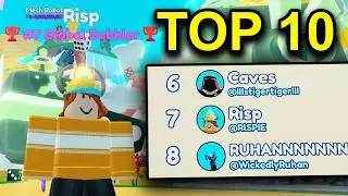 I Got Top 10 on The Leaderboard in Bubble Gum Simulator Infinity