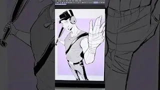 Drawing Scout in an anime style 👀