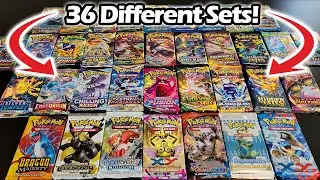 Custom Pokemon Booster Box Opening!! (36 Different Sets)