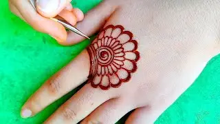 Latest & Beautiful Back Hand Mehndi Design | Easy & Trendy Mehndi Design