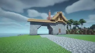 Minecraft: How to build a Medieval House | Medieval Harbor House | Tutorial