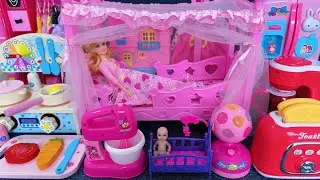 12 Minutes Satisfying with Unboxing Barbie Princess Bedroom Dress Up Playset ASMR | Review Toys