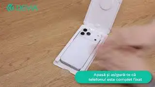 Devia Folie Sticla premium cu aplicator inclus Van Series Crystal Diamond iPhone 17 Pro