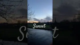 Sunset #evening #oundle #sunset