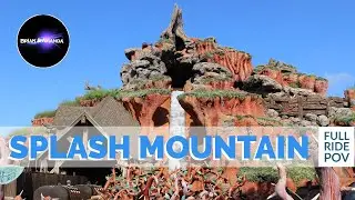 Splash Mountain Front Row POV - Magic Kingdom - Walt Disney World