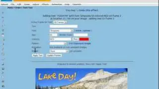 Lunapic.com Text Tool with Animated Text