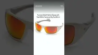 Pyramex Goliath Safety Glasses. lightweight wraparound frame. www.opticiansindia.com