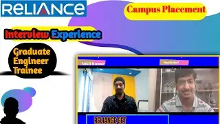Reliance Interview Experience  | Reliance Campus Placement |  Get interview | Recruitment Process |
