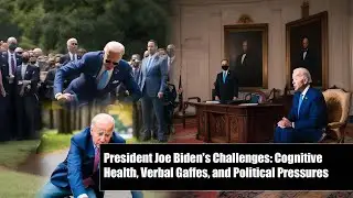 President Joe Biden's Challenges: Cognitive Health, Verbal Gaffes, and Political Pressures