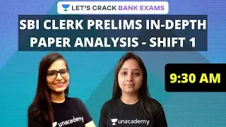 SBI Clerk Prelims 2020 In-Depth Paper Analysis Shift 1 | 29 Feb 2020 | Review & Expected Cut-Off