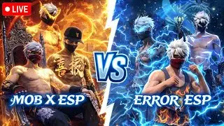 ERROR ESP ☠️ VS MOB ESP 🔥, GUILD WAR MATEHCES IN PEAK LEVEL 🎚️⚡#FREEFIREMAX