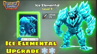 Ice Elemental Level 9 Upgraded🔥 must watch @SAURAV🔥 | ArchersQueen Deck Strategy🔥 | Castle Crush