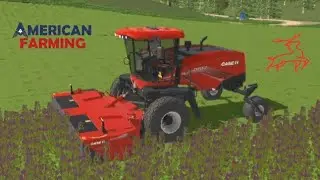 Cutting Alfalfa (I forgot to pickup bales on one field) American Farming Dairy Series 