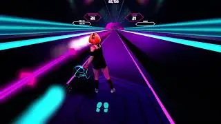 Synth Riders VR on Twitch! VR Synthwave Rhythm Game