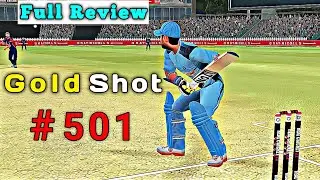 Real Cricket 22 Gold Shot #501 Review || Purchased Gold Shot #501 || Sourav Ganguly Special Shot 🔥
