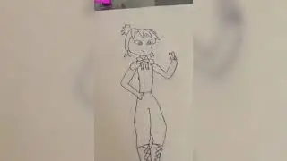A random drawing video (drawing le spade but female version)
