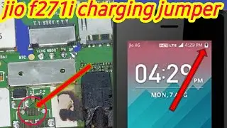 jio f271i charging jack print jumper solution!!charging safly!!charging digram charging problem solu