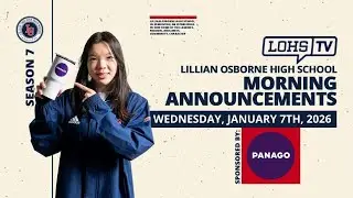 WEDNESDAY, JANUARY 7TH, 2026