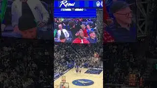 Jidion gets a haircut courtside at an NBA game 😱😂🔥