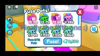 Fusing 5 blue fluffys 😱