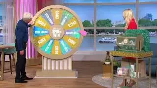 This Morning offer PAYING PEOPLE'S ENERGY BILLS as a PRIZE on Spin The Wheel FOOTAGE