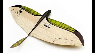 TinyTail -  UltraLight Micro (HLG) 40 second Free Flight - Hand launch Glider