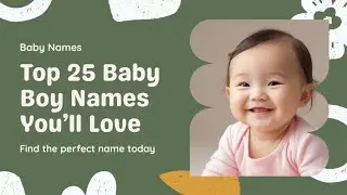 🌟 Unique & Beautiful  Baby Boy Names