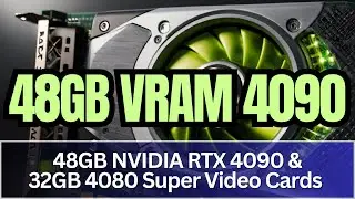 48GB VRAM NVIDIA RTX 4090 Video Card #nvidia #gaming #vram #rtx #4090 #4080super  @3DGAMEMAN
