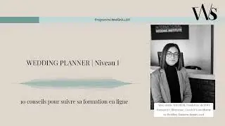 10 conseils pour r&eacute;ussir sa formation Wedding Planner en ligne